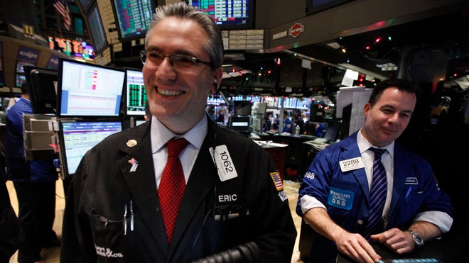 NYSE Traders Smiling (Rally)